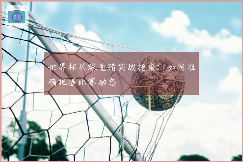 世界杯买球竞猜实战指南：如何准确把握比赛动态