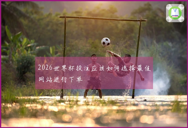 2026世界杯投注应该如何选择最佳网站进行下单